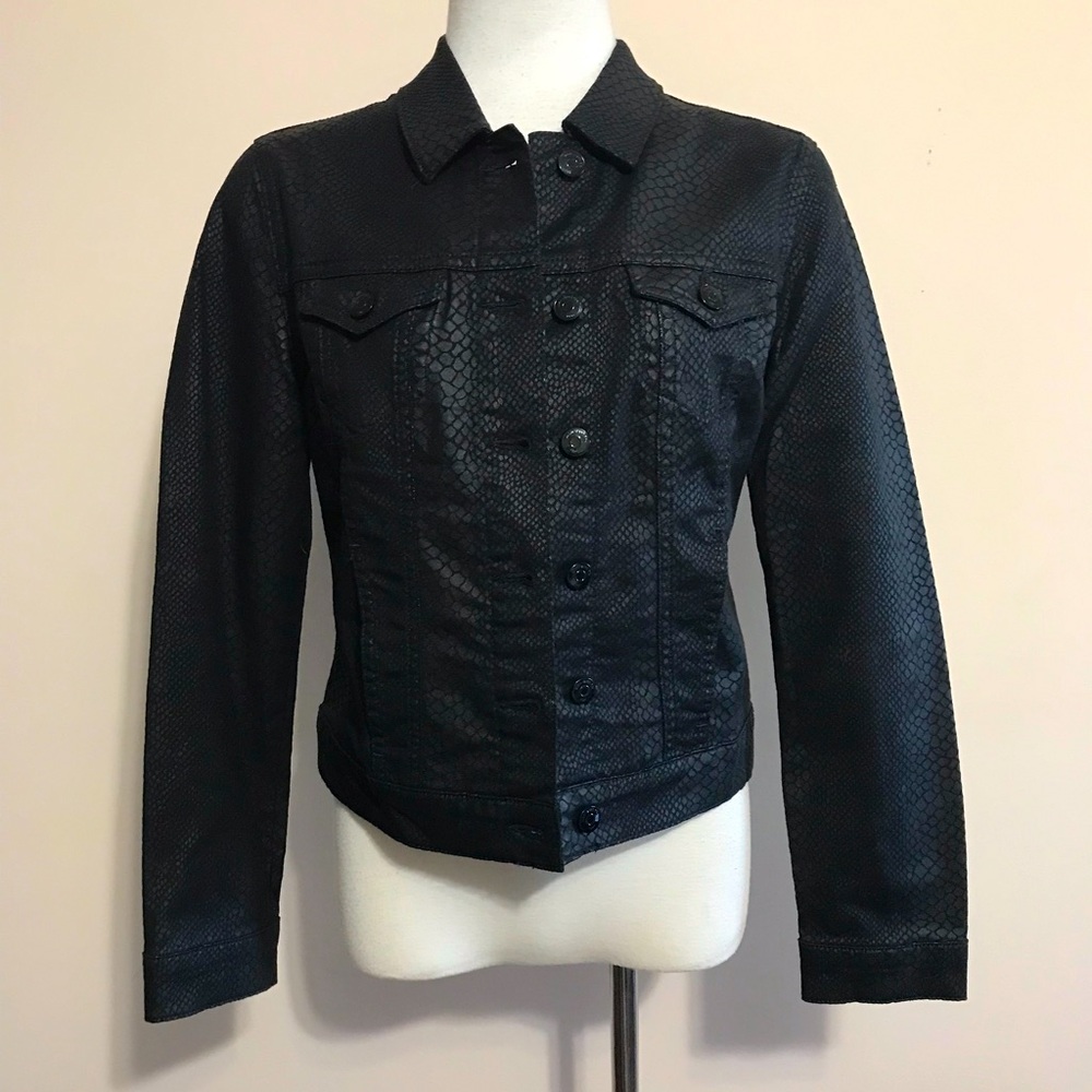 Mavi Jeans Women's Black Snake Samantha Jacket
